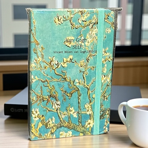 Not Defteri Lastikli A6 Bloknot Vangogh 80 Yaprak Çizgili