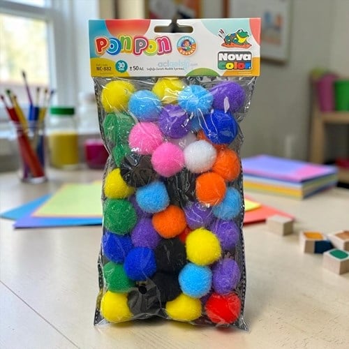 Nova Color Ponpon 30mm 50li Nc-882