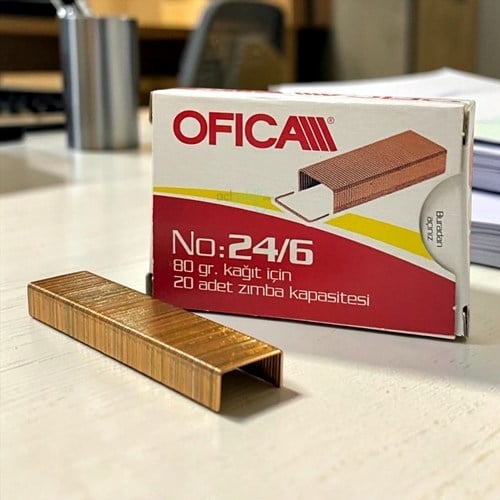 Ofica - Zımba Teli Sarı No:24/6
