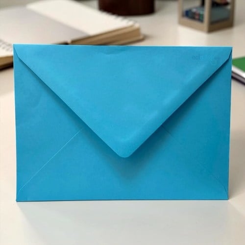 Oyal Davetiye Zarfı Renkli 13x18 Cm Mavi