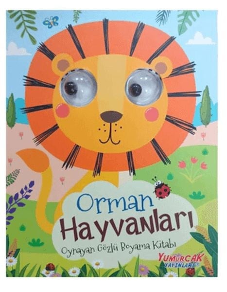 Oynayan Gözlü Boyama Kitabı – Orman Hayvanları