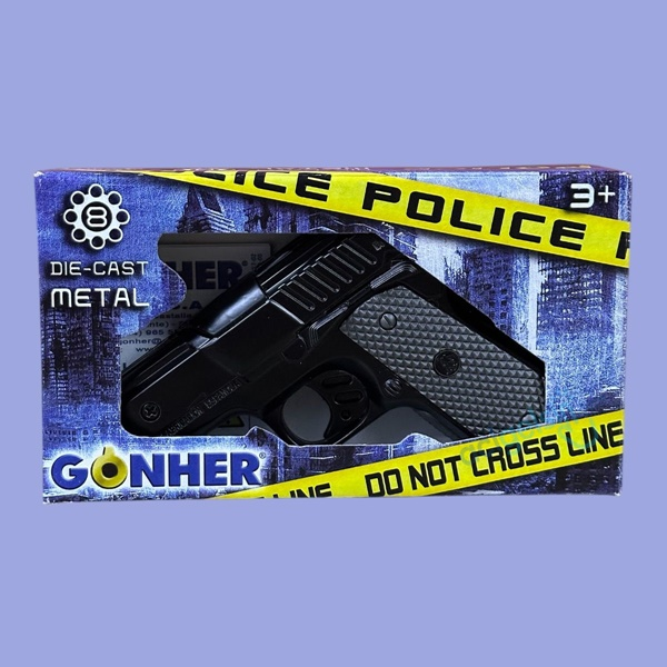 Oyuncak Kapsüllü Tabanca Police Pistol 8 Li