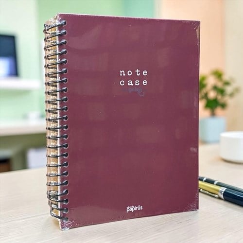 Papirus Note Case Spiralli Sert Kapak 120 Yaprak Çizgili 14x21 Cm