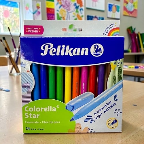 Pelikan Colorella Keçeli Kalem 24lü