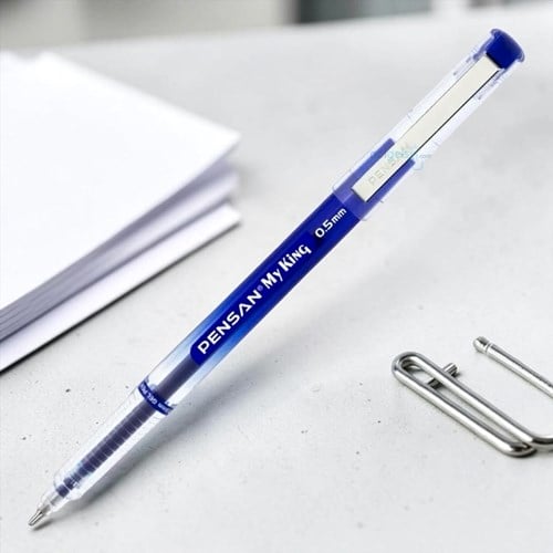 Pensan 6405 My-kıng Jel Metal Klips Kalem İ 0.5 Mavi