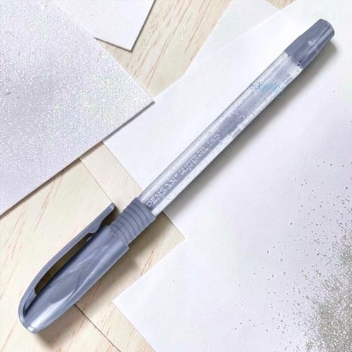 Pensan Glitter Simli Jel Kalem 02228 Gümüş