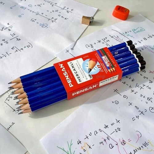 Pensan Mercanlı Kurşun Kalem 12 Li Paket