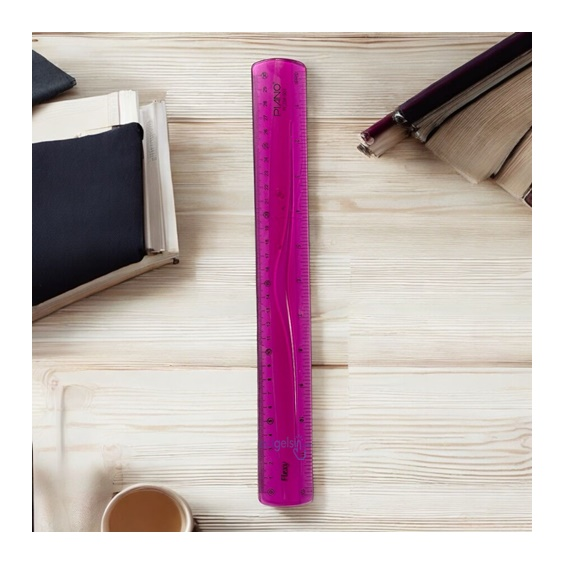 Pıano Flexible Kırılmaz Esnek Cetvel 30cm