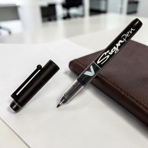 Pilot V- Sign Pen İmza Kalemi Siyah