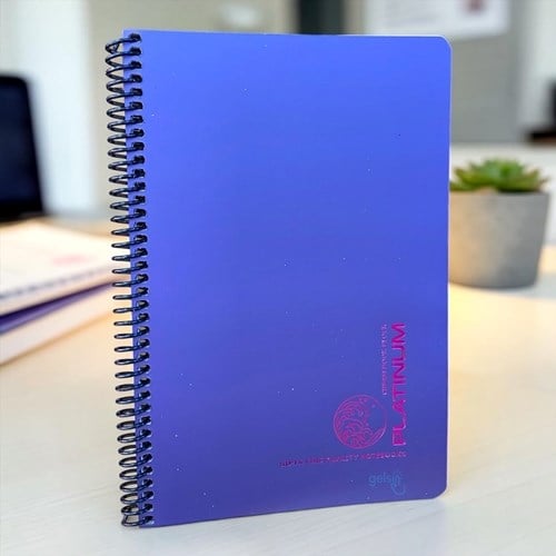 Platınum 17x24 Sipiralli Pp Kapak Defter 100yp Çizgili