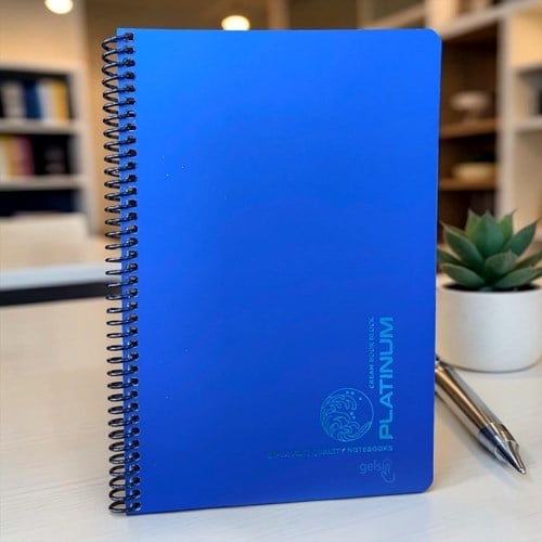 Platınum 17x24 Sipiralli Pp Kapak Defter 100yp Çizgili