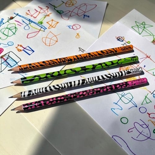 Play-doh Zebra Desenli Kurşun Kalem Hb (adet)
