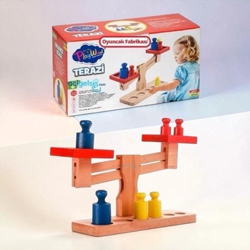 Playwood Terazi Ahşap Denge Oyunu
