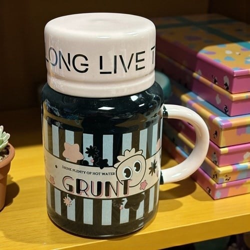 Porselen Kupa Bardak Kapaklı Şirin Tasarım Mug