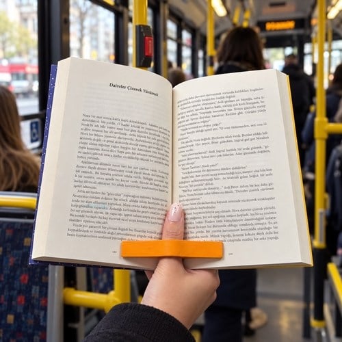 Pramid Ahşap Kitap Okuma Yüzüğü Medium