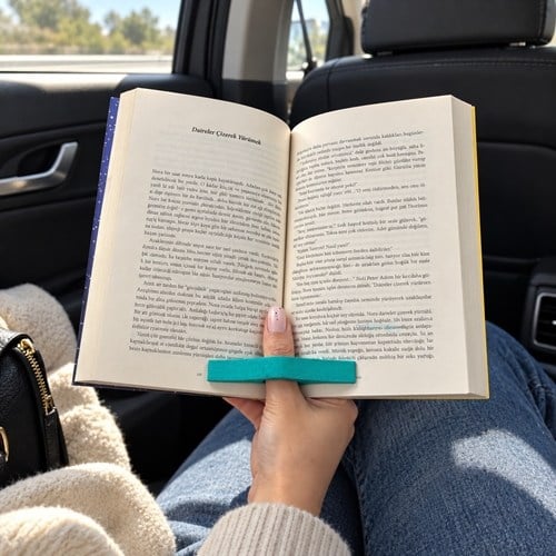 Pramid Ahşap Kitap Okuma Yüzüğü Small