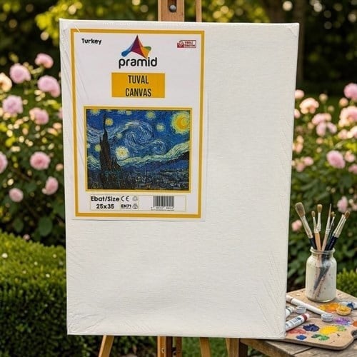 Pramid Boyamaya Hazır Tuval 25x35 Cm