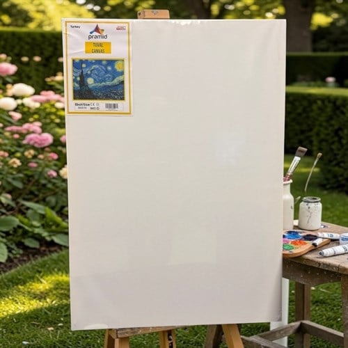Pramid Boyamaya Hazır Tuval 70x100 Cm