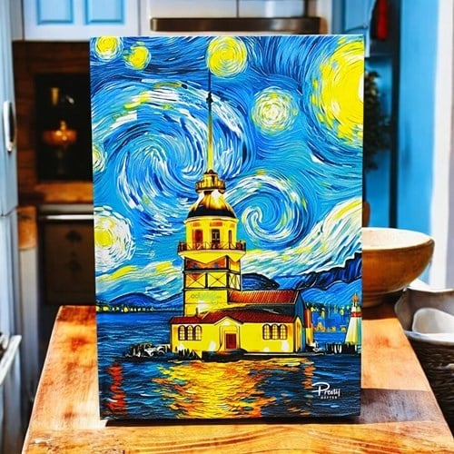 Prestij Defter Van Gogh İstanbul Serisi Çizgili Not Defteri
