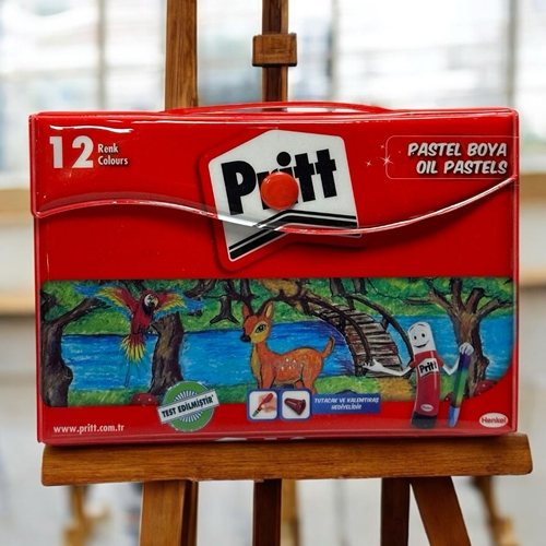 Pritt Çantalı Pastel Boya 12 Renk