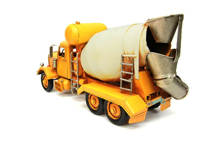 Retro Dekoratif Metal Beton Mikseri