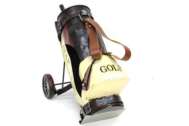 Retro Dekoratif Metal Golf Arabası