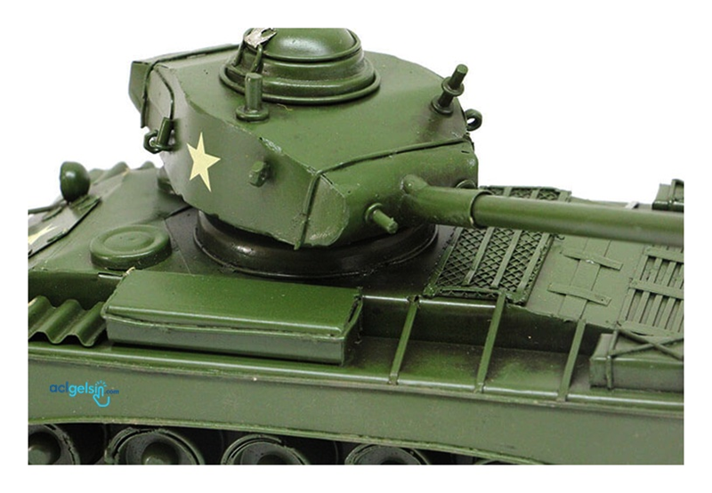 Retro Dekoratif Metal Tank