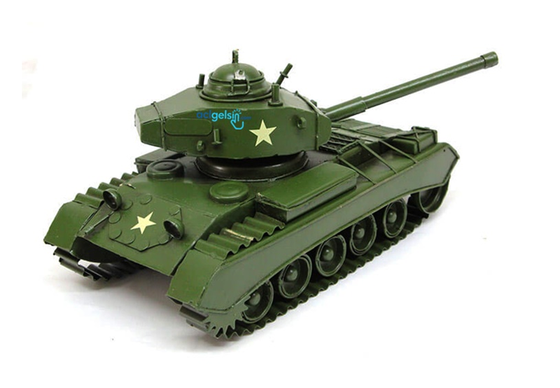 Retro Dekoratif Metal Tank