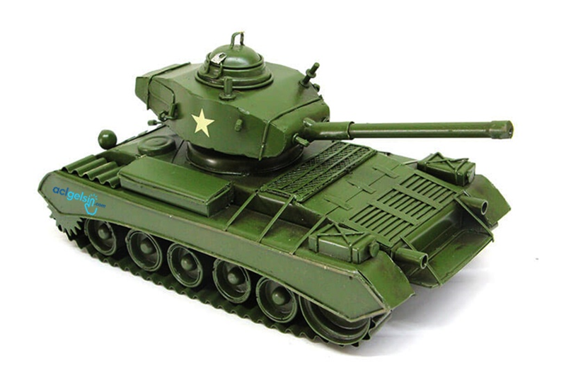 Retro Dekoratif Metal Tank