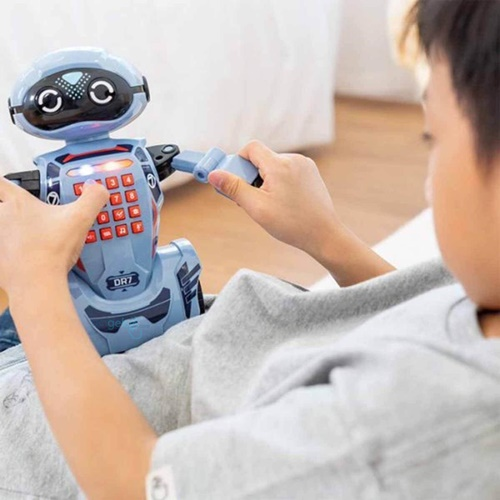 Robo Dr7 Türkçe Konuşan Sesli Ve Işıklı Uzaktan Kumandalı Robot