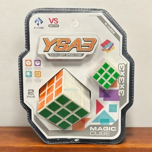 Rubik Sihirli Zeka Küpü 2 Li Kartela