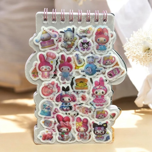 Sanrio Karakterler Sticker Ve Not Defteri