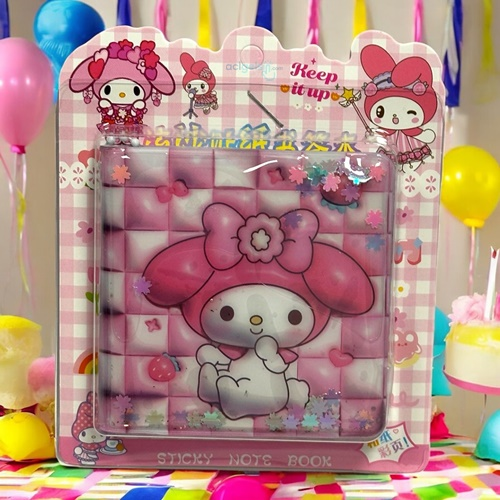 Sanrio Karakterleri Askılı Sulu Not Defteri
