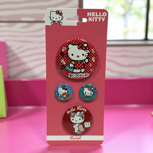 Sanrio Kuromi 4'lü Karışık Boy Rozet