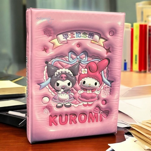 Sanrio Kuromi A4 Yumuşak Kapaklı Seperatörlü Dosya