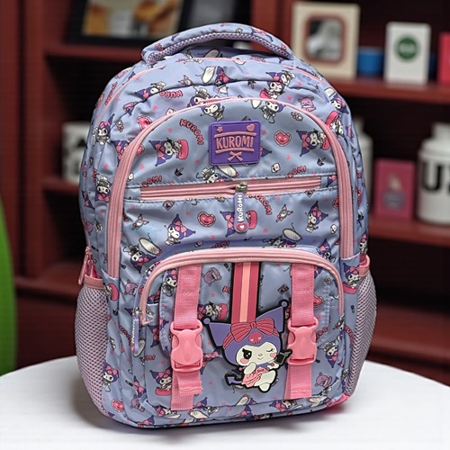 Sanrio Kuromi Dört Gözlü Okul Çantası