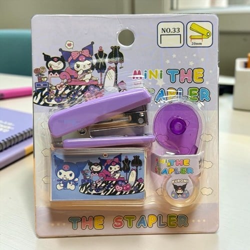 Sanrio Kuromi Mini Bant Makinası Zımba Ve Tel Seti