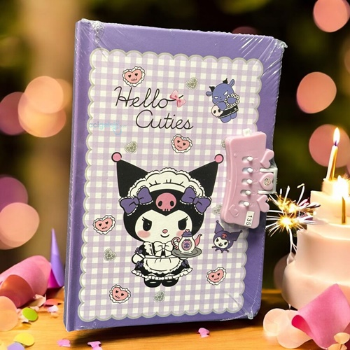 Sanrio Kuromi Şifreli Hatıra Defteri