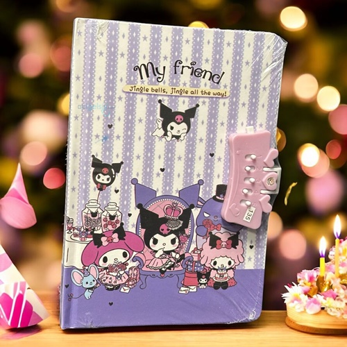 Sanrio Kuromi Şifreli Hatıra Defteri