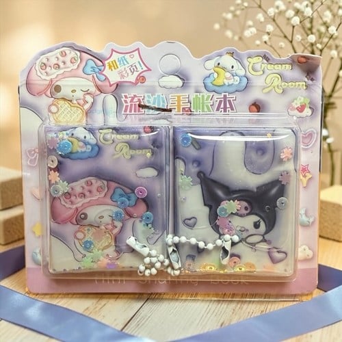Sanrio Kuromi Sulu Kapak Askılı Mini Not Defteri