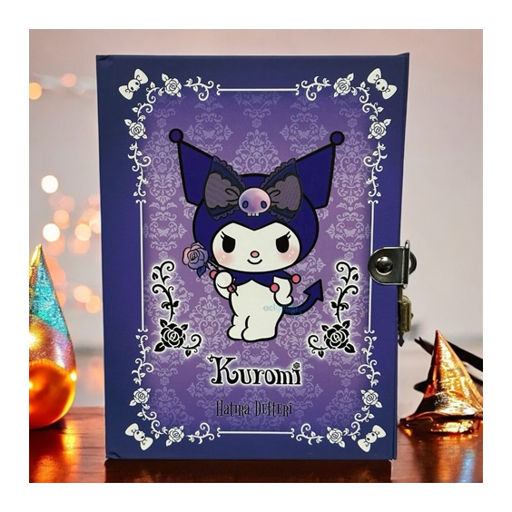 Sanrio Kuromi Ve Arkadaşları Kilitli Hatıra Defteri