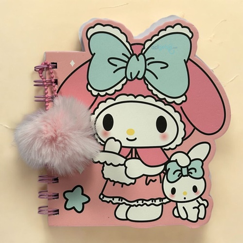 Sanrio My Melodi Renki Ponponlu Not Defteri