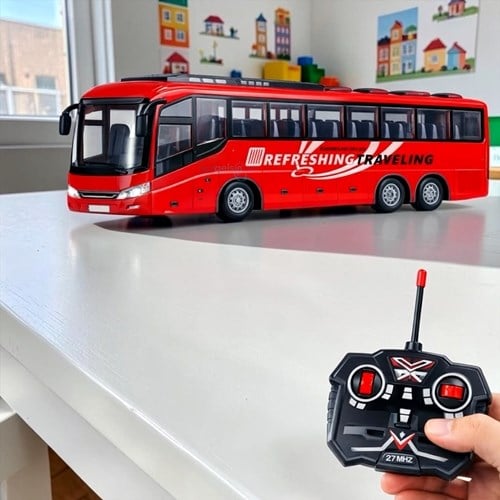 Şarjlı Kumandalı Otobüs 1:30 27mhz