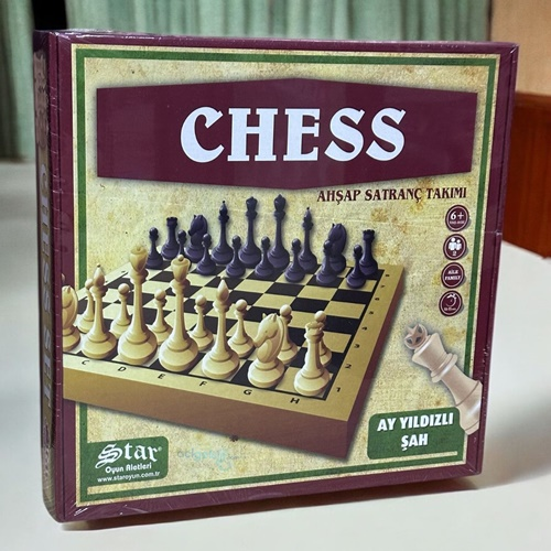 Satranç Chees Ekonomik Kutulu Ahşap