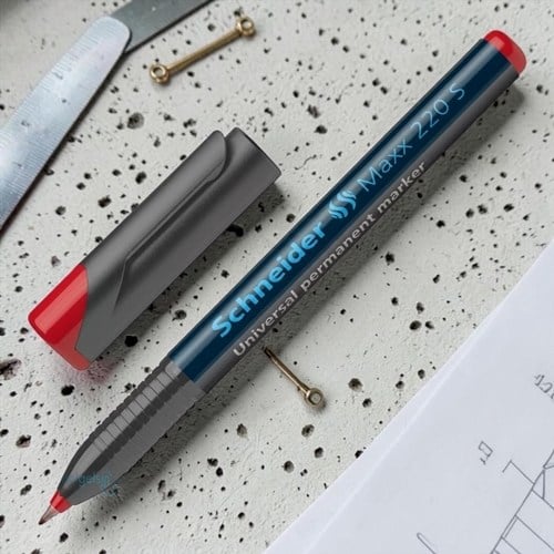 Schneider Asetat Kalemi Permanent S Seri 0.4 Mm Kırmızı 220