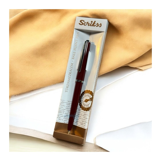 Scrikss 78 Tükenmez Kalem Bordo