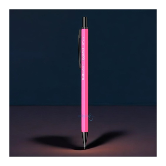 Scrikss Hexagon Versatil Uçlu Kalem Mat Pembe 07 Mm