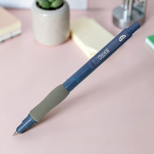Scrikss Klick Parmak Destekli Versatil Uçlu Kalem 0.7mm Lacivert