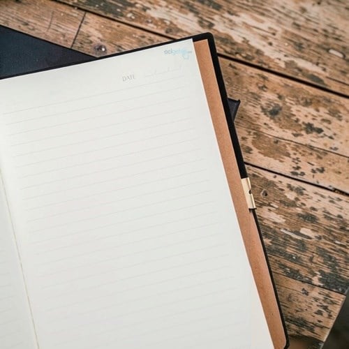 Scrikss Toledo Premium Defter A5 Siyah - Knight 88 Mat Siyah Tükenmez Kalem Seti