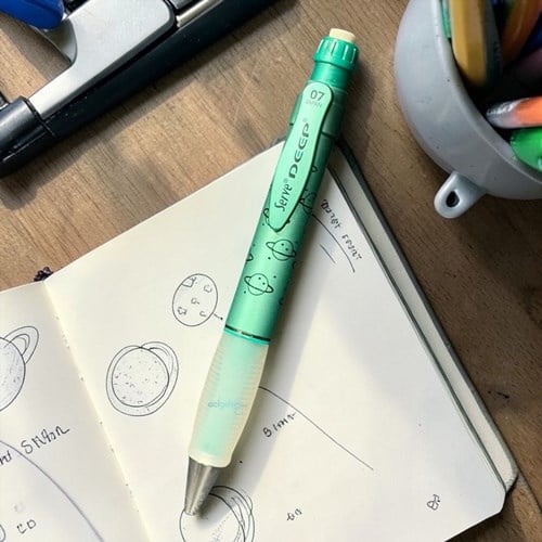 Serve Deep 0.7mm Versatil Kalem Desenli Metalik Yeşil